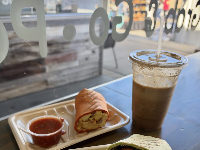 Wrap'd Cafe food