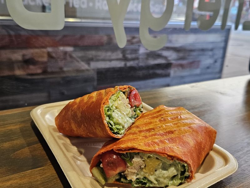 Wrap'd Cafe food